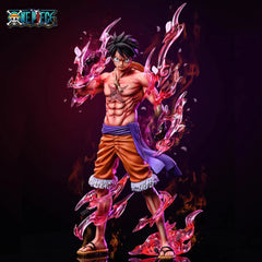 One Piece Luffy Anime Figures Monkey D. Luffy Flowing Cherry Action Figure